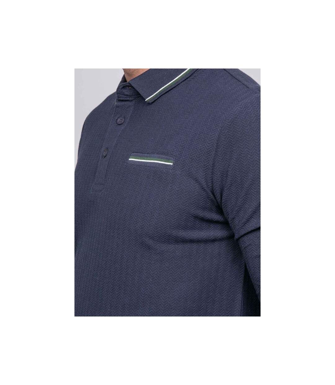 Polo maille heringbone PASTITCH-3
