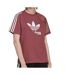 T-shirt Bordeaux Femme Adidas Split - 36