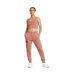 Womens/ladies Unstoppable Fleece Athletic Joggers Pink Under Armour-4