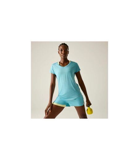 Womens/ladies Vigilant Active T-shirt Almond Milk Dare 2B