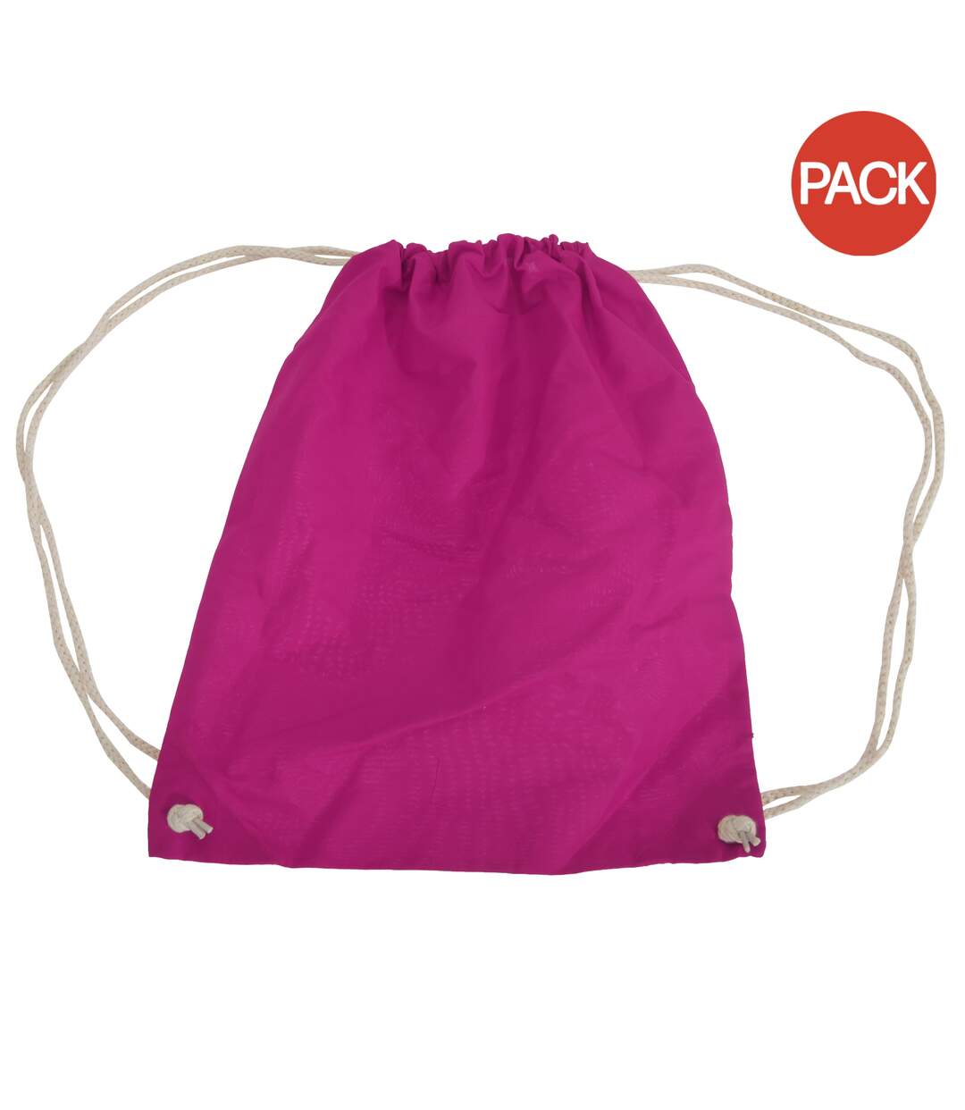 Lot de 2  Sac de gym 12 litres taille unique fuchsia Westford Mill-1