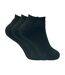3 Pairs Ladies Cushioned Low Cut Thermal Trainer Socks-1