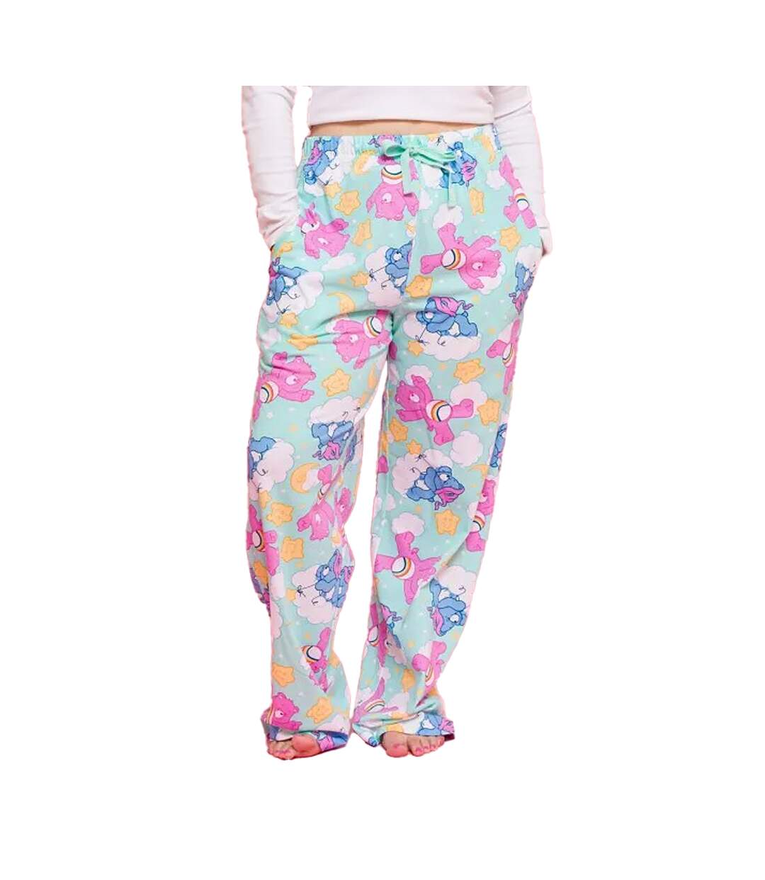 Mens Clouds Lounge Pants Multicoloured Care Bears-1