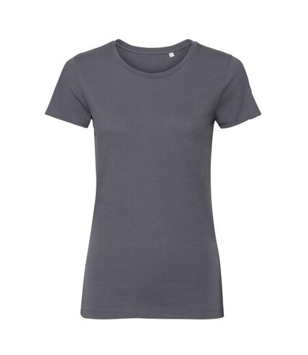 T-shirt femme gris foncé Russell