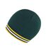 Bonnet National Adulte Vert Jaune Or Blanc Result Winter Essentials-3