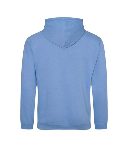 Sweat À Capuche College Adulte Bleu Bleuet Awdis