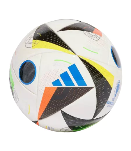 Mini Ballon De Foot Euro Fussballliebe Taille 1 Blanc Bleu Jaune Adidas