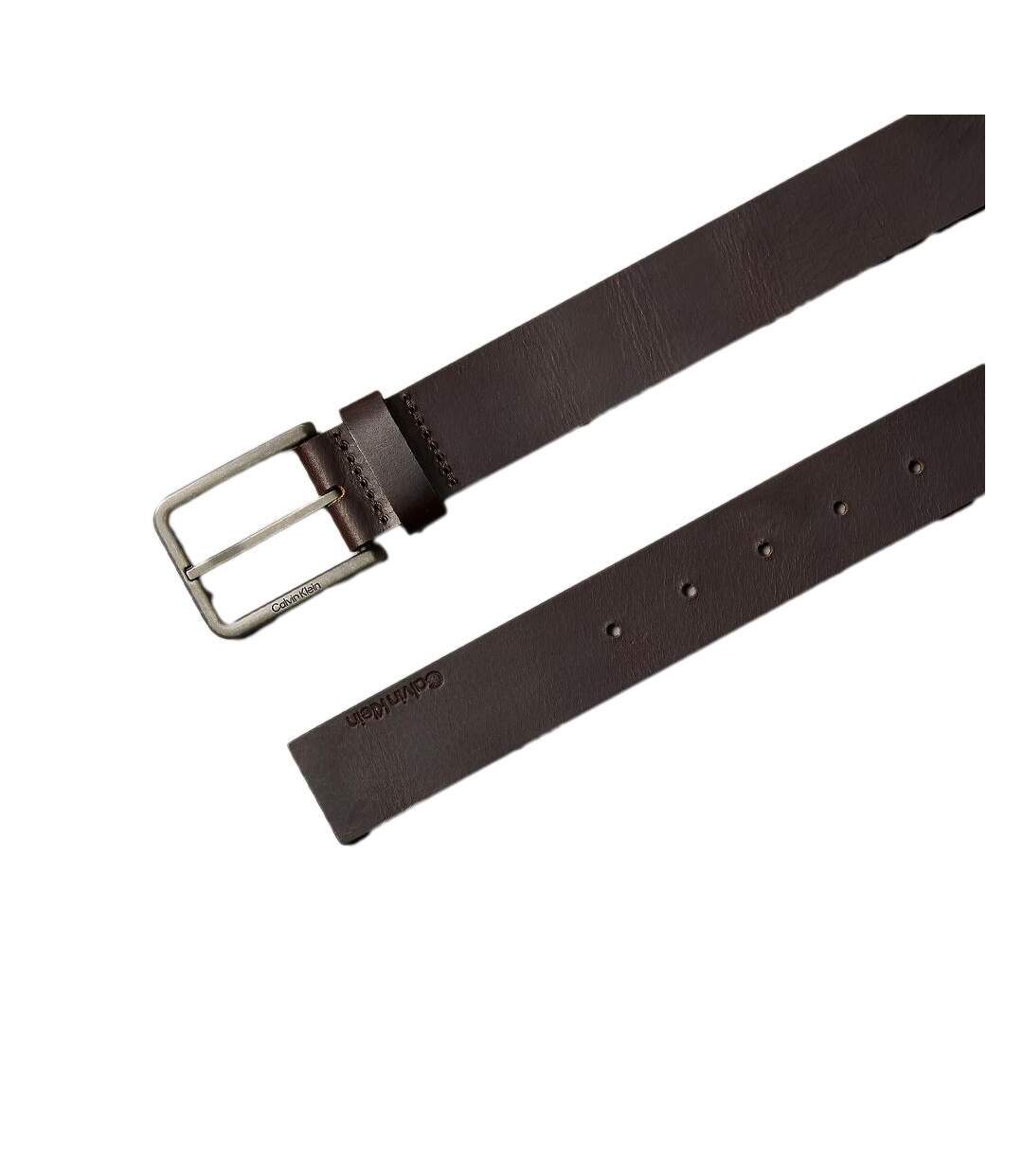 Ceinture marron homme calvin klein jeans warmths-2