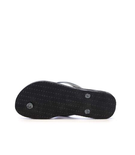 Tongs noir/rose femme havaianas slim palette glow