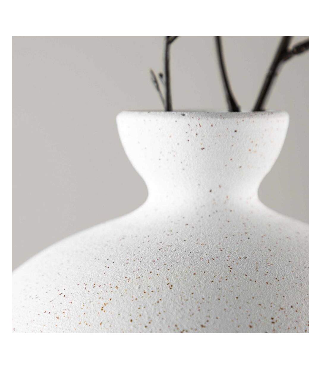 Vase en grès Rellis 6x24 cm-4