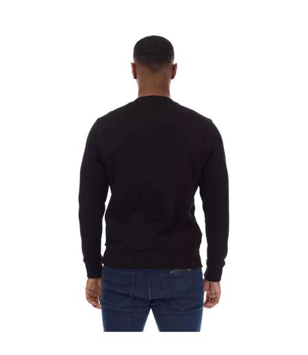 Sweat Motif/style Pois Délavé Homme Noir Diesel