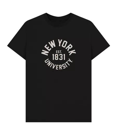 T-shirt New York University Adulte Noir Park Fields