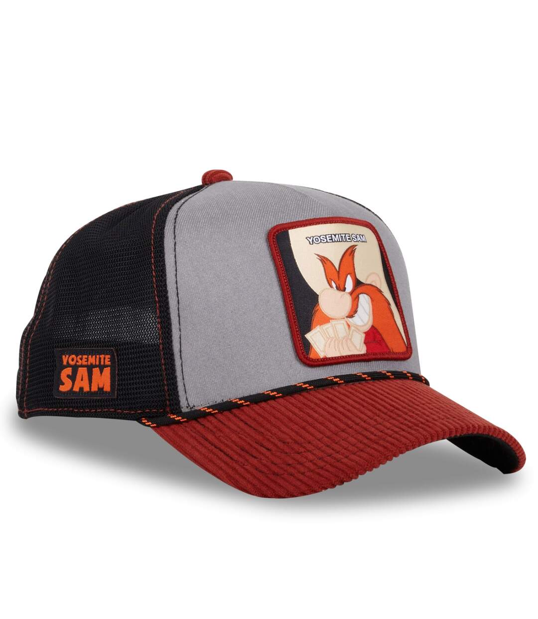 Casquette homme trucker en denim et velours Looney  Tunes Yosemite Sa Capslab-4