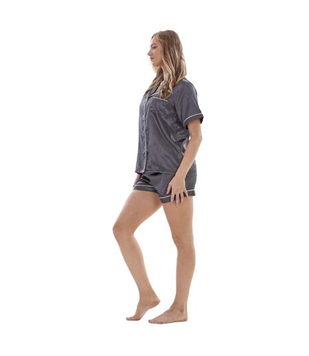 Ensemble De Pyjama Court Manches Courtes Femme Charbon Keanu
