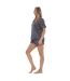Ensemble De Pyjama Court Manches Courtes Femme Charbon Keanu-4