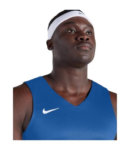 Mens Team V Neck Basketball Jersey Royal Blue White Nike