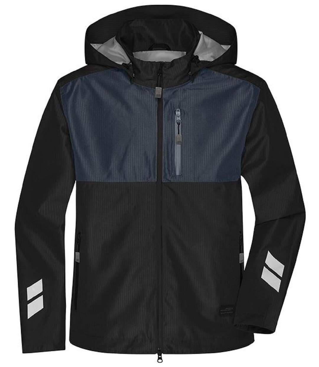 Veste de travail Hardshell - Unisexe - JN1814 - noir et carbone