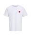 T-Shirt blanc homme jack & jones brandy-1