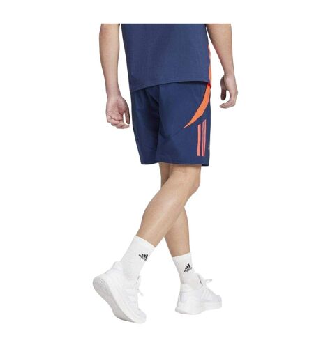 Short Motif/style Manchester United Fc Tiro Homme Bleu Indigo Rouge Adidas