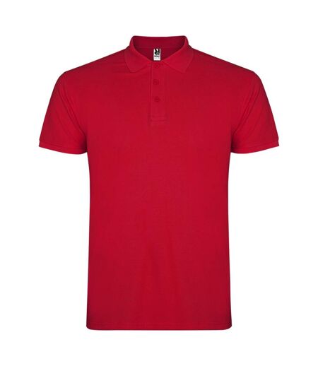 Roly Mens Star Short-Sleeved Polo Shirt (Red)