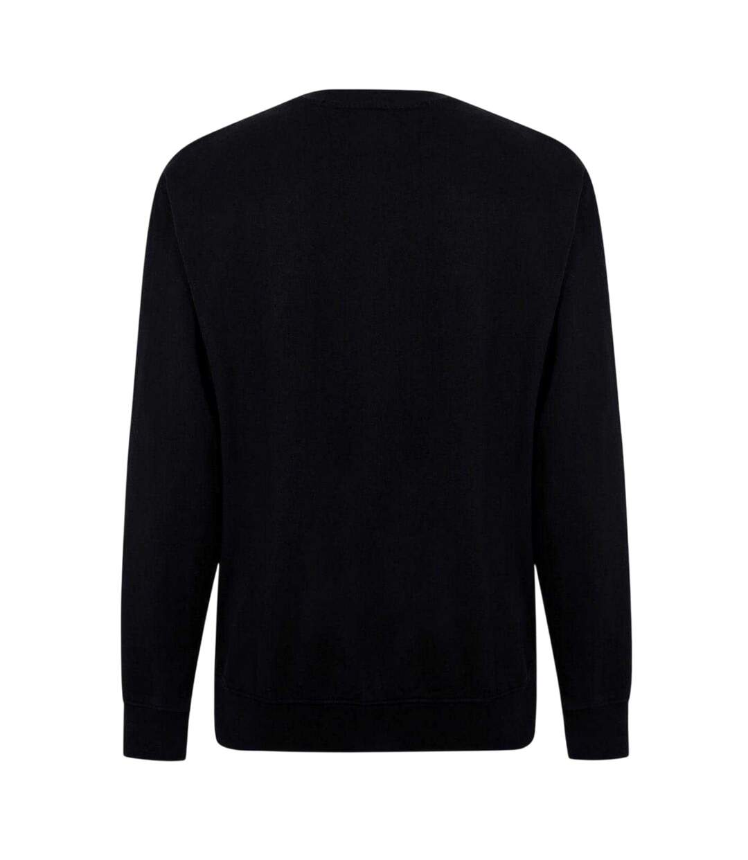 Mens Logo Crew Neck Sweatshirt Black Replay-3