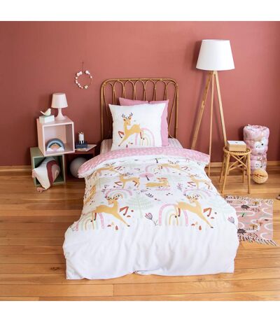 Parure de lit microfibre imprimé BAMBINA