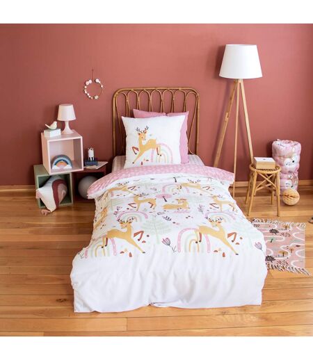 Parure de lit microfibre imprimé BAMBINA