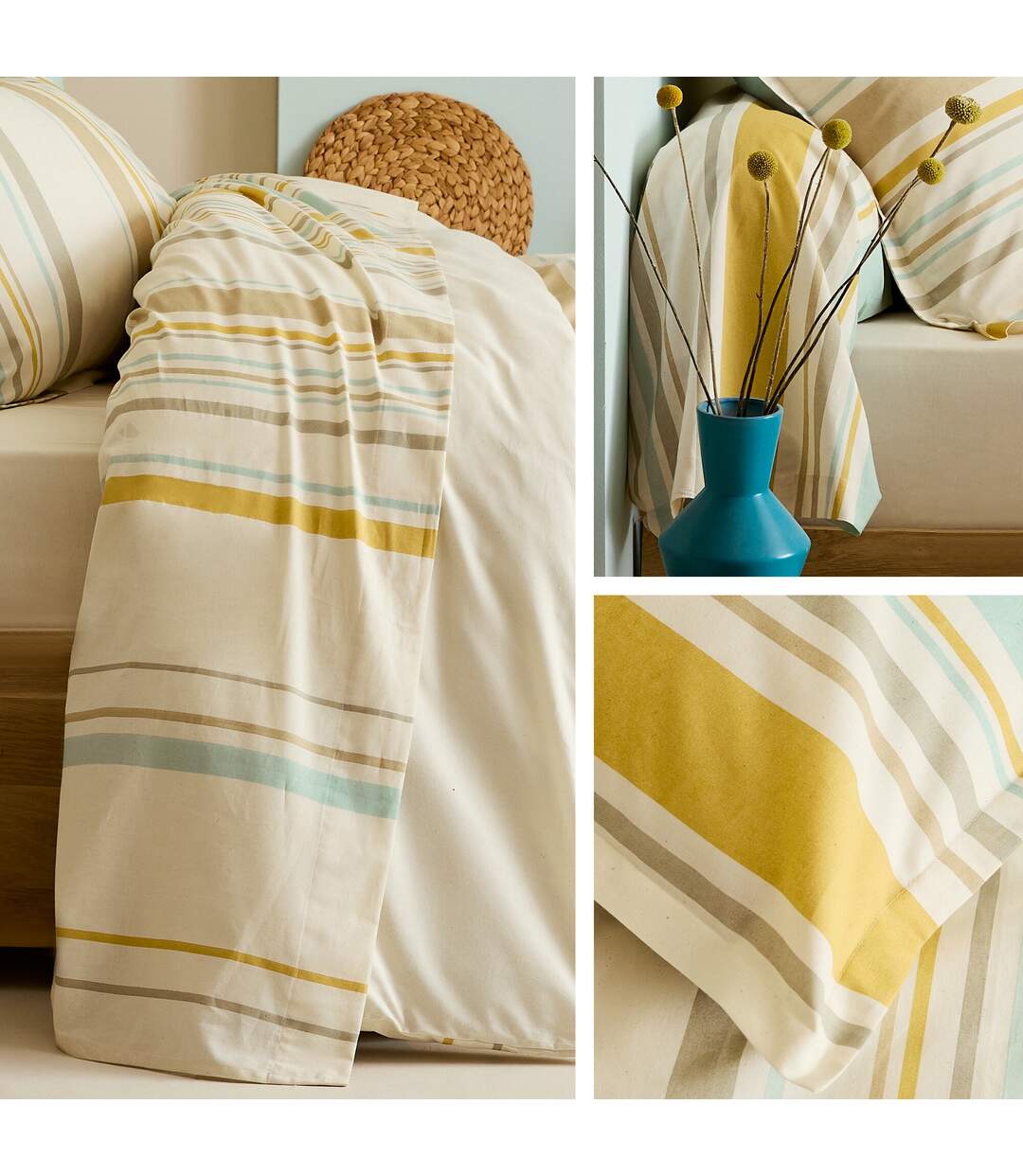 Parure de lit 100% coton HUGO Taie 65x65 cm-4