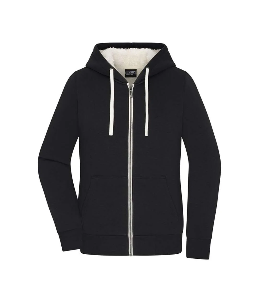 Veste Doubleface Femme Noir Blanc Cassé James And Nicholson-1
