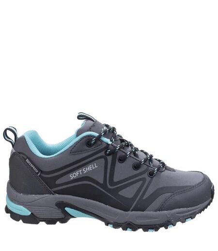 Cotswold Womens/Ladies Abbeydale Low Hiking Boots (4 UK) (Grey/Black/Aqua) - UTFS5224