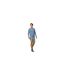 Mens Dash Regular Long-sleeved T-shirt Sailor Blue Nathan-1