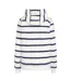 Womens/ladies Striped Full Zip Hoodie Twilight Lazy Jacks-2