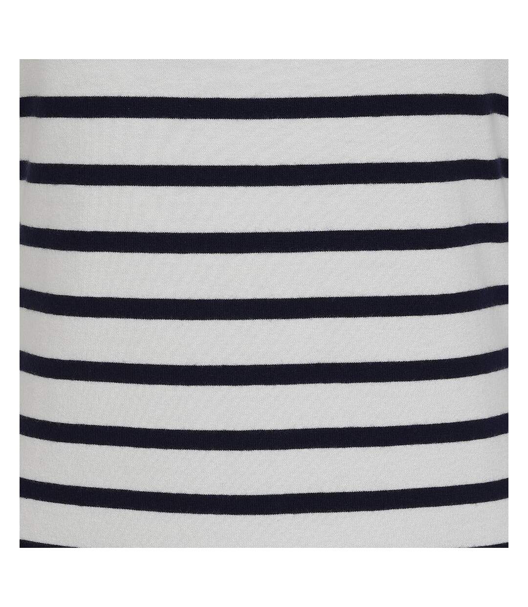 Robe T-shirt Motif/style Rayé Femme Bleu Mer Lazy Jacks-3