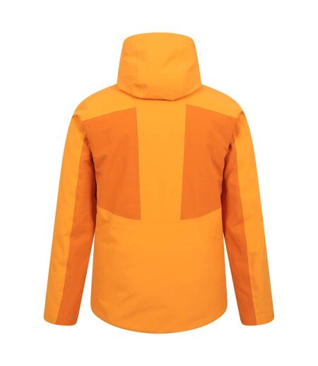 Mens Phase Extreme Waterproof Ski Jacket Bright Orange Mountain Warehouse
