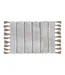 Tapis Salle de Bain Pompons 50x75cm Taupe-1