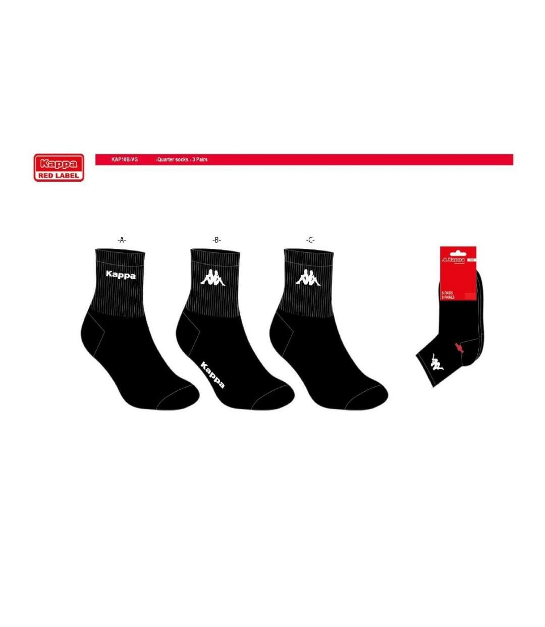 Chaussettes Femme QUARTER KAPPA - Pack de 6-4