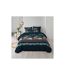Parure de Lit 3 Pièces Floriana 240x220cm Bleu-4