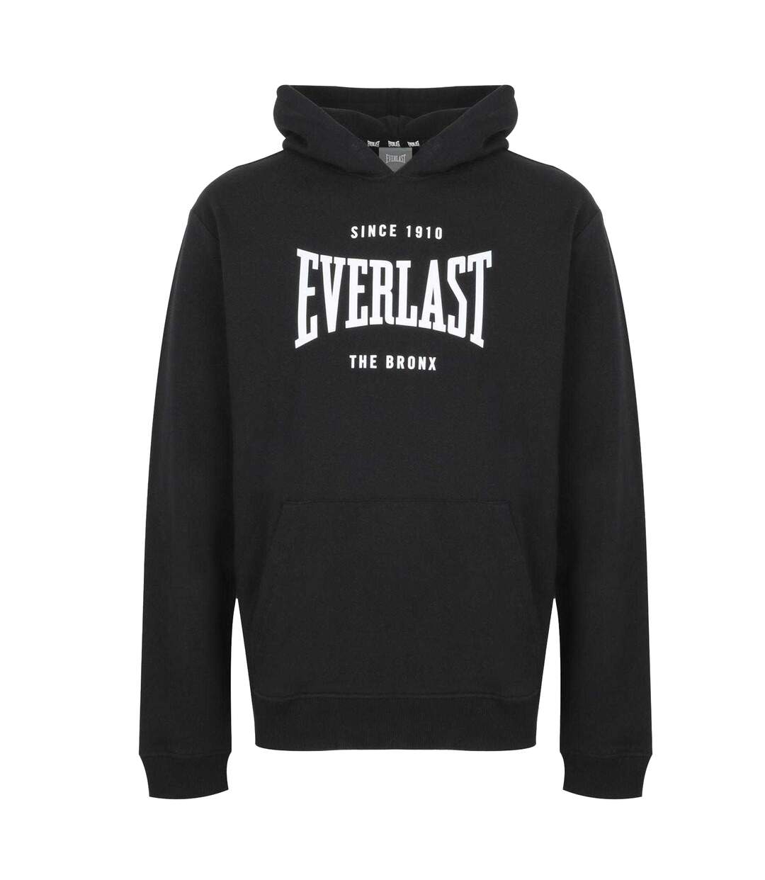 Mens Bronx Oversized Pullover Hoodie Black Everlast-1