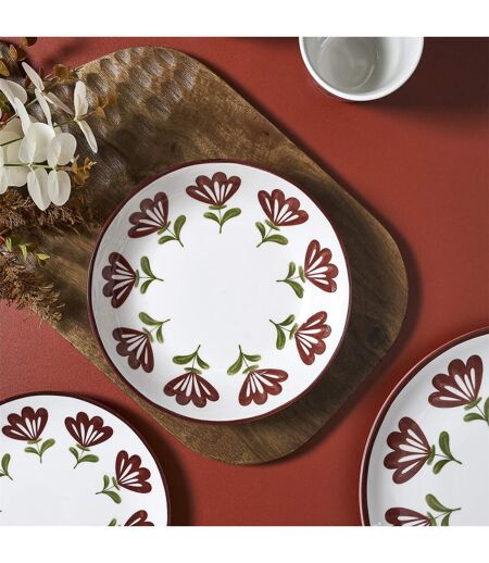 Lot de 6 Assiettes Creuses Edith 19cm Multicolore