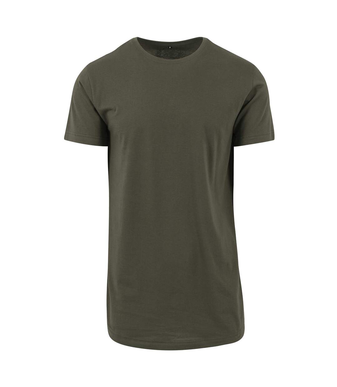 T-shirt Motif/style Façonné Homme Olive Build Your Brand-1