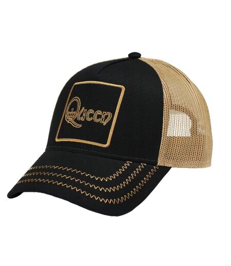 Casquette Trucker Noir Marron Amplified