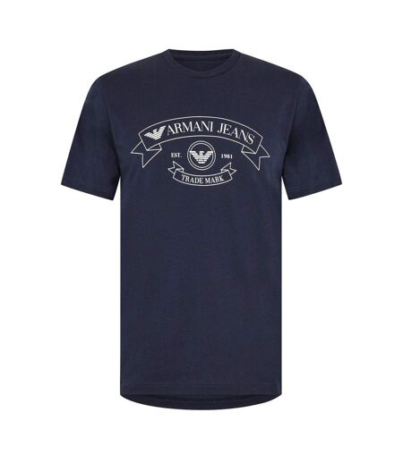 Mens Eagle Crest Regular T-shirt Sky Captain Emporio Armani EA7