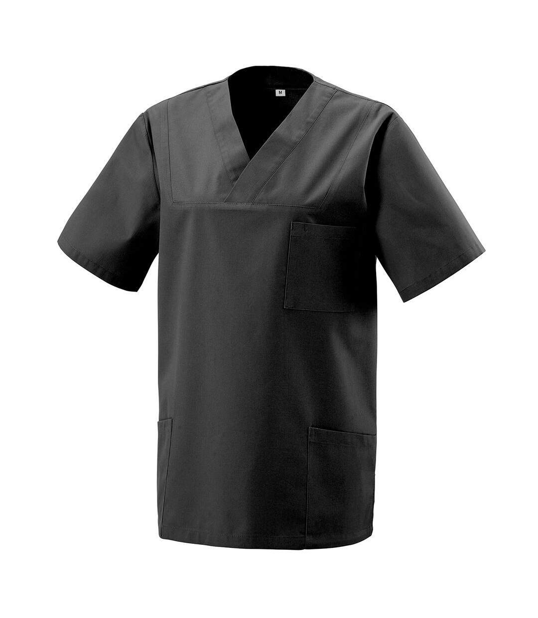 Unisex Adult Work Tunic Black Exner-1