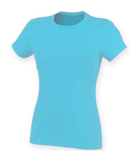 T-shirt feel good femme bleu surf SF