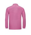 SOLS Mens Winter II Long Sleeve Pique Cotton Polo Shirt (Flash Pink) - UTPC329