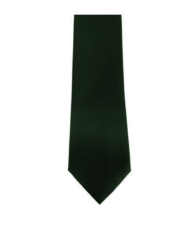 Premier - Cravate unie - Homme (Lot de 2) (Vert bouteille) (Taille unique) - UTRW6934