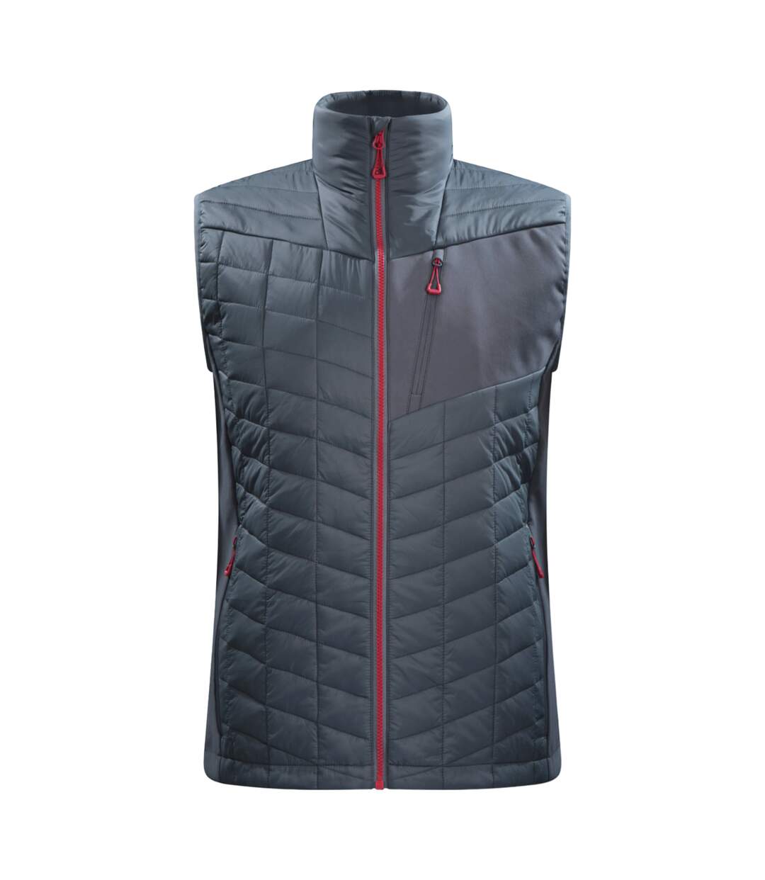 Mens Ultra Siurana Softshell Hybrid Gilet Grey Mountain Warehouse-1