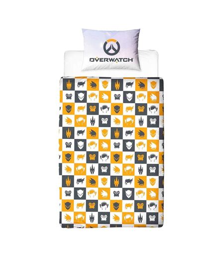 Eat Sleep Character Reversible Duvet Set Multicoloured Overwatch