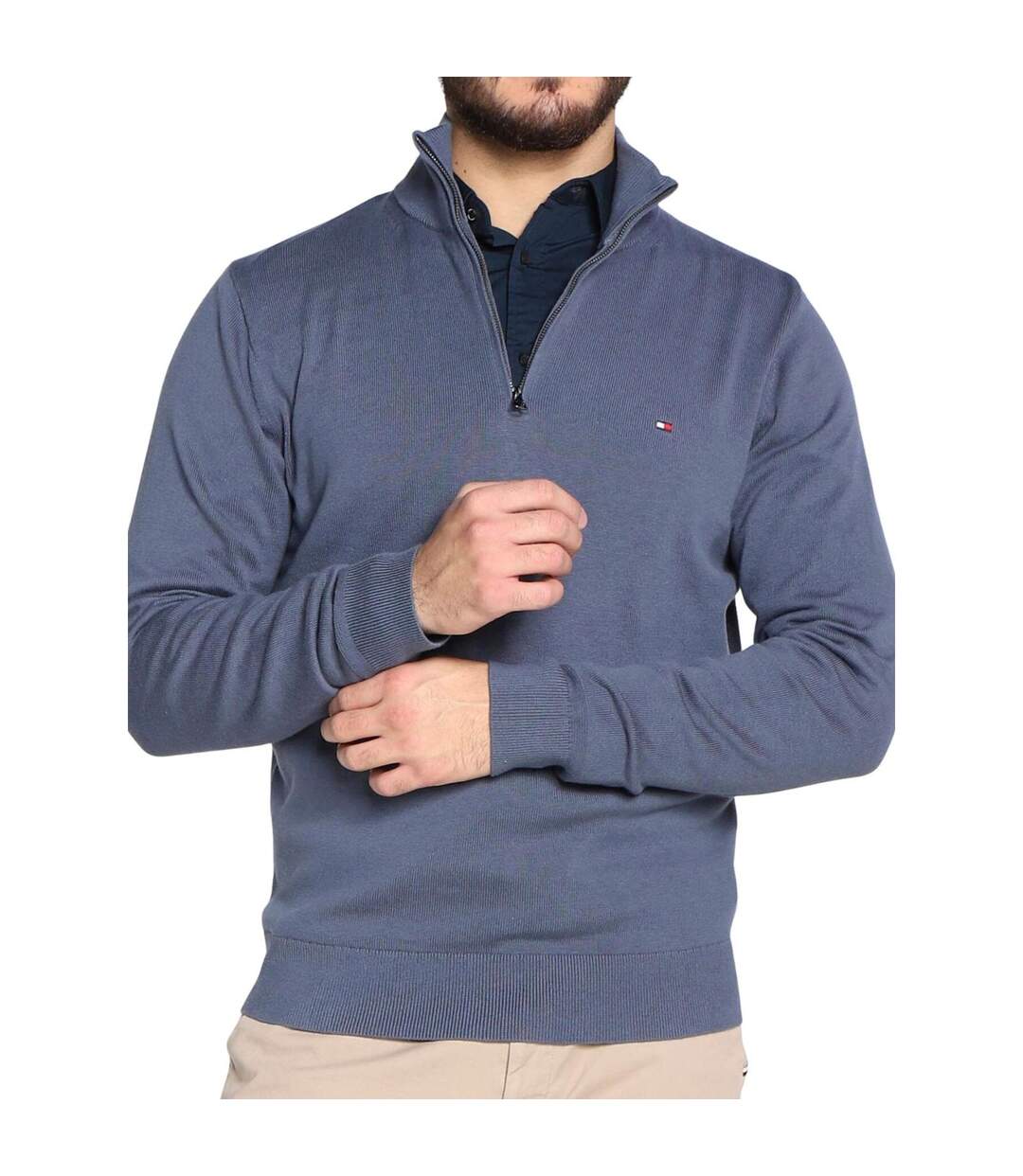 Sweat Motif/style Uni Homme Bleu Tommy Hilfiger-1