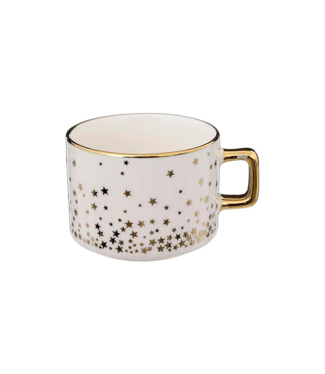 Lot de 4 Mugs sur Rack Etoiles 17cl Blanc & Bleu-2